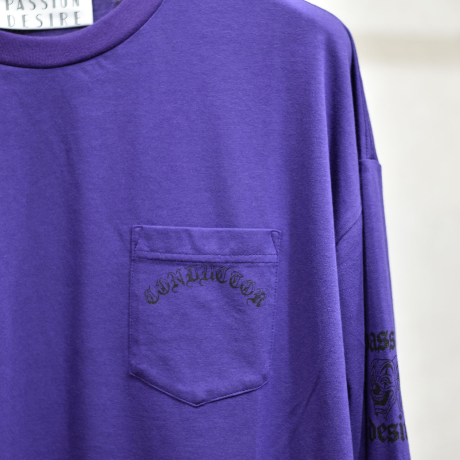 COTTON L/S T-SHIRT '2FACE (PPL)