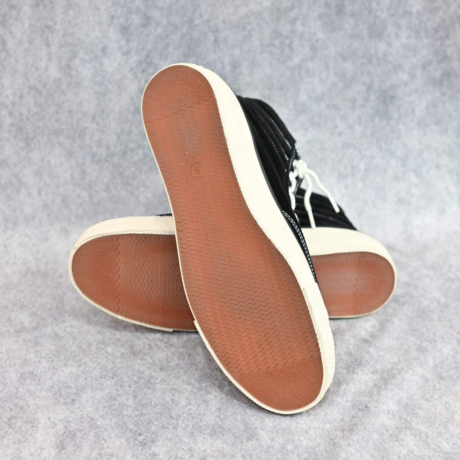 MINEDENIM × nonnative DWELLER TRAINER 2 HI COW LEATHER WITH GORE-TEX by SPINGLE （WHT×BLK）｜ノンネイティブ スニーカー｜NN-F4753