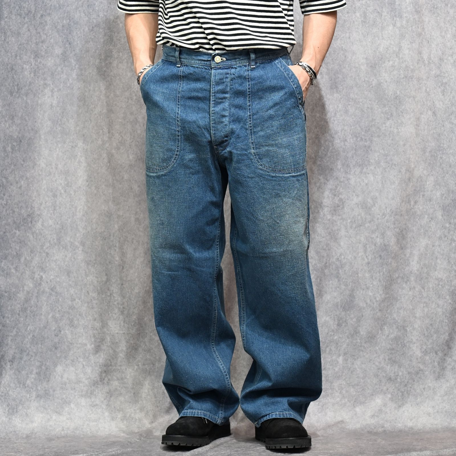 USN DENIM TROUSERS （USD） / USネイビー デニムトラウザー （インディゴ） 2026SS-PT4-YT