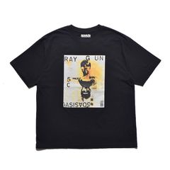 MARVIN × MINEDENIM “OASIS” Crewneck T-SH （BLACK） /  プリント Tシャツ カットソー （ブラック） MND-MRV003