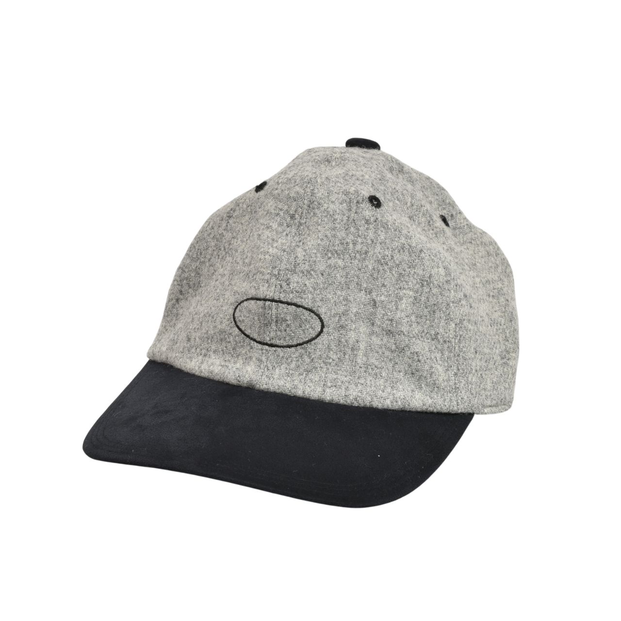 British Tweed Wool Cap "FANBOY" (LIGHT GRAY)｜ツイード キャップ｜Y01019