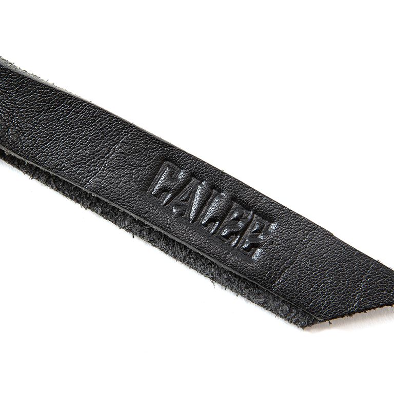 Studs & Embossing assort leather key ring -Type C- (Black) / スタッズレザー キーリング