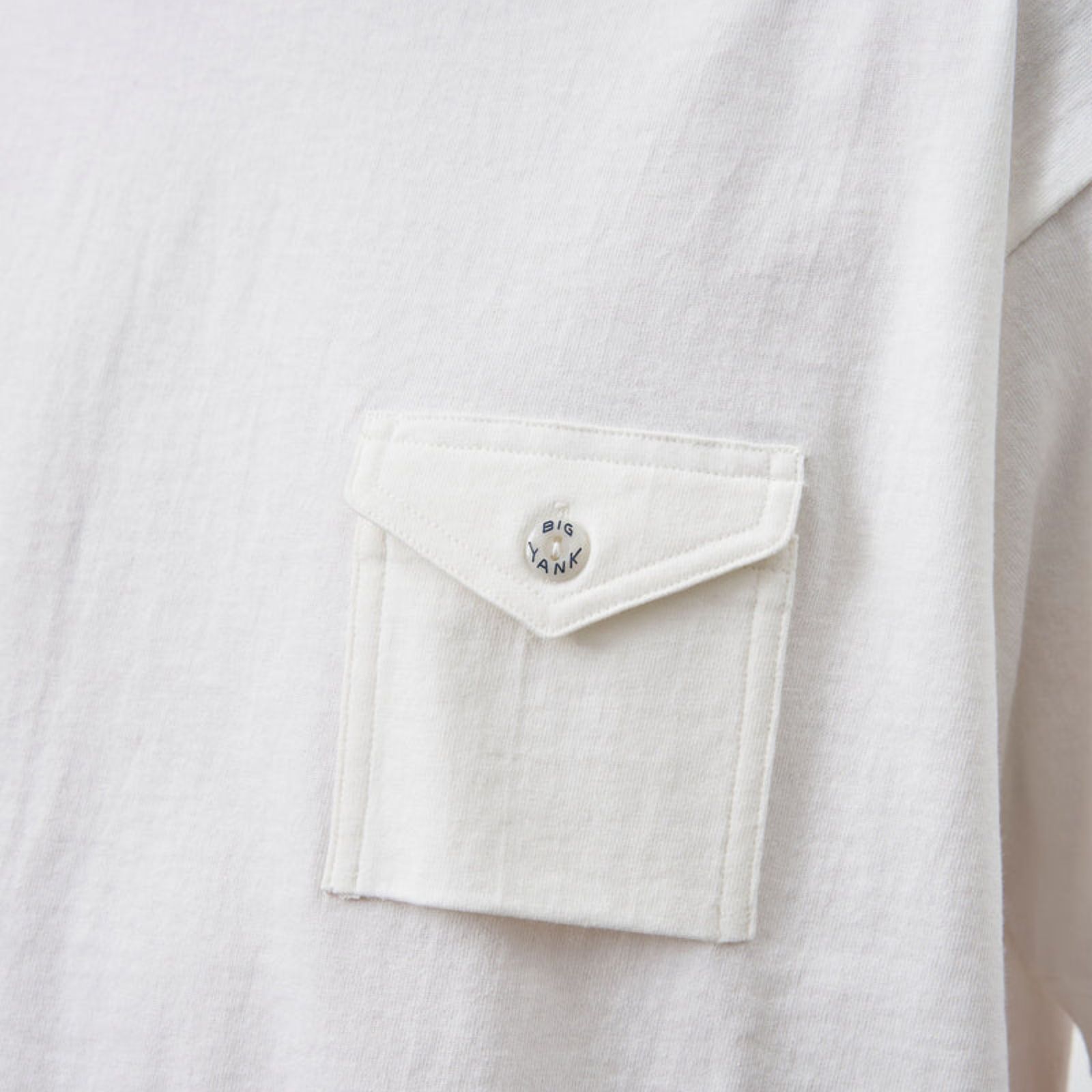 Y1935 POCKET TEE （WHITE）｜ ポケット Tシャツ （ホワイト） 602-261-14