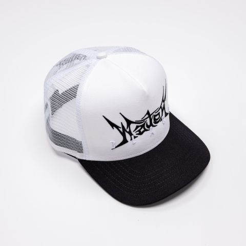 Black Water Snapback (White)
