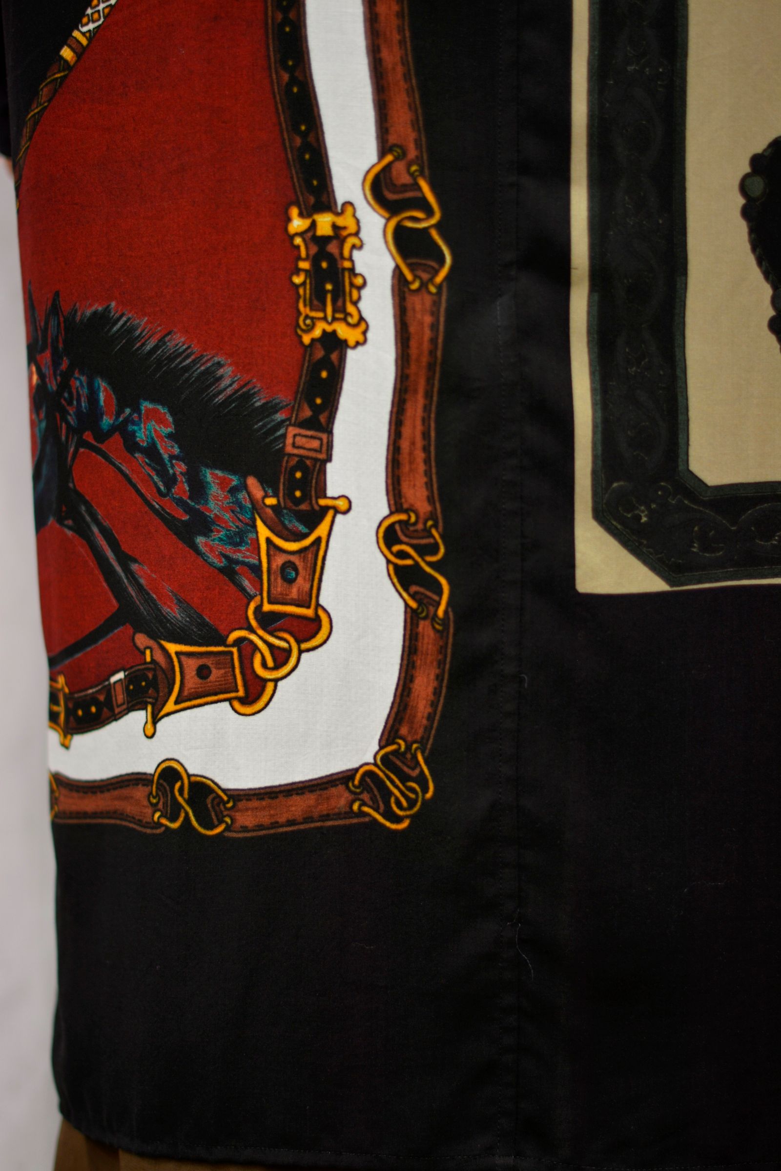 Collar zipper shir