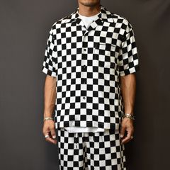 CU.Denim S/S Checker flag Open Collar SH (WPT)