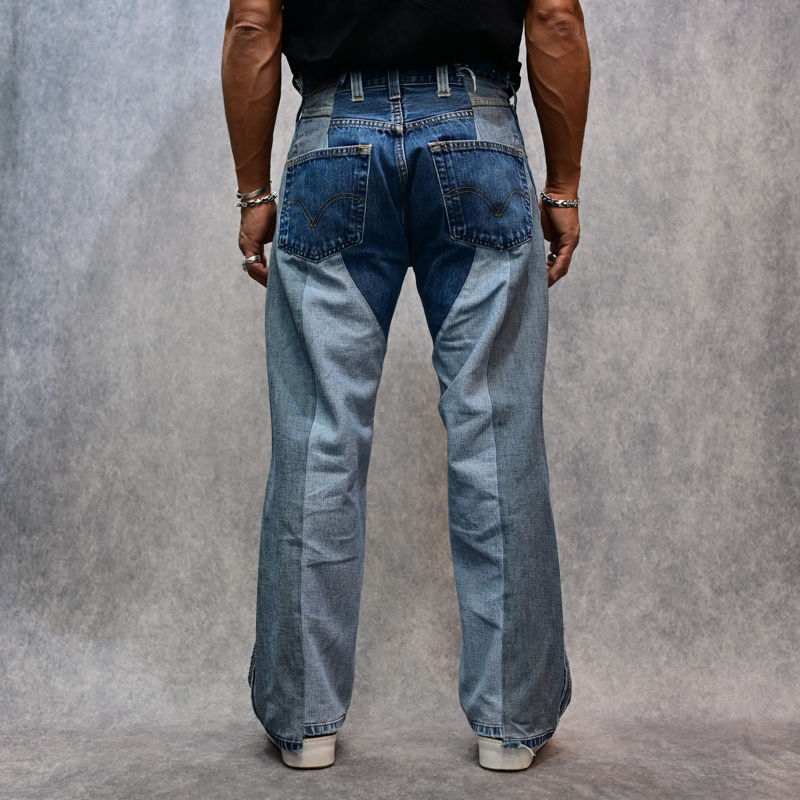 OLD PARK×MINEDENIM Inside out Chaps Jeans （USS） / MND-25SSOP002