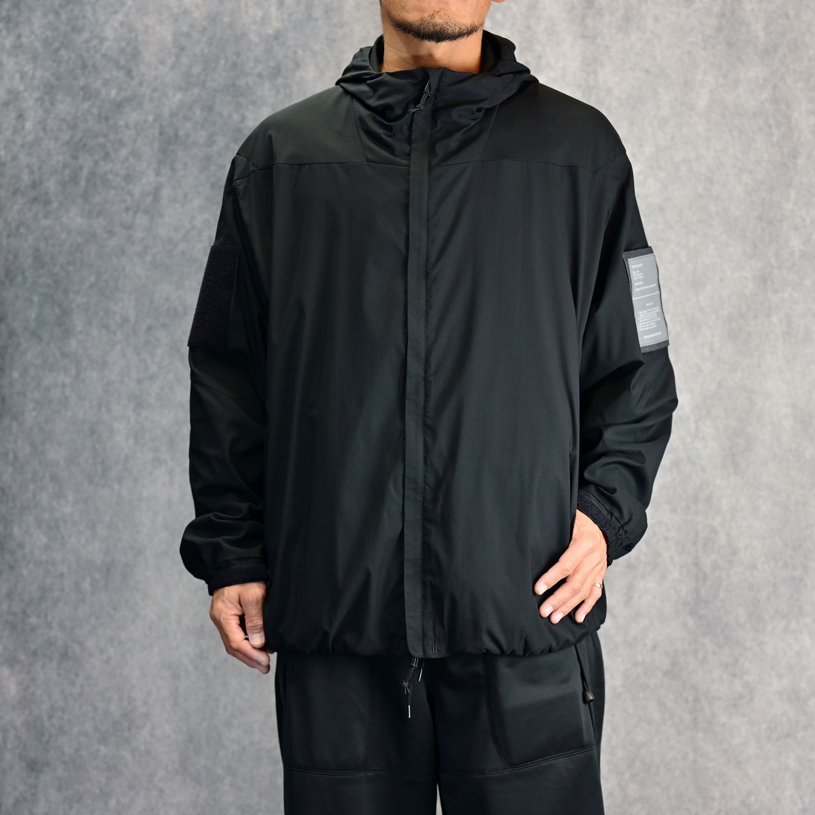 EXCHANGE HOODIE BLOUSON （BLACK） エクスチェンジ フーディーブルゾン （ブラック） 9251-BL02-001