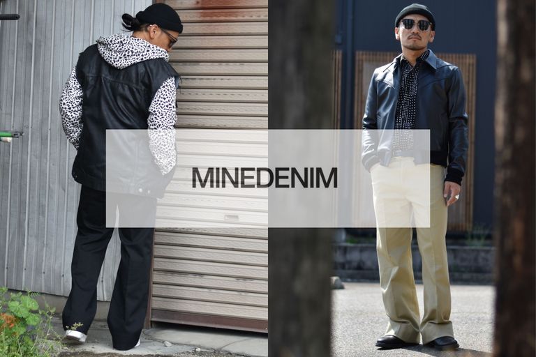 MINEDENIM｜マインデニム 【飾りすぎない程よく力が抜けた、きれいめカジュアル提案♪】 センタープレスパンツが人気!!