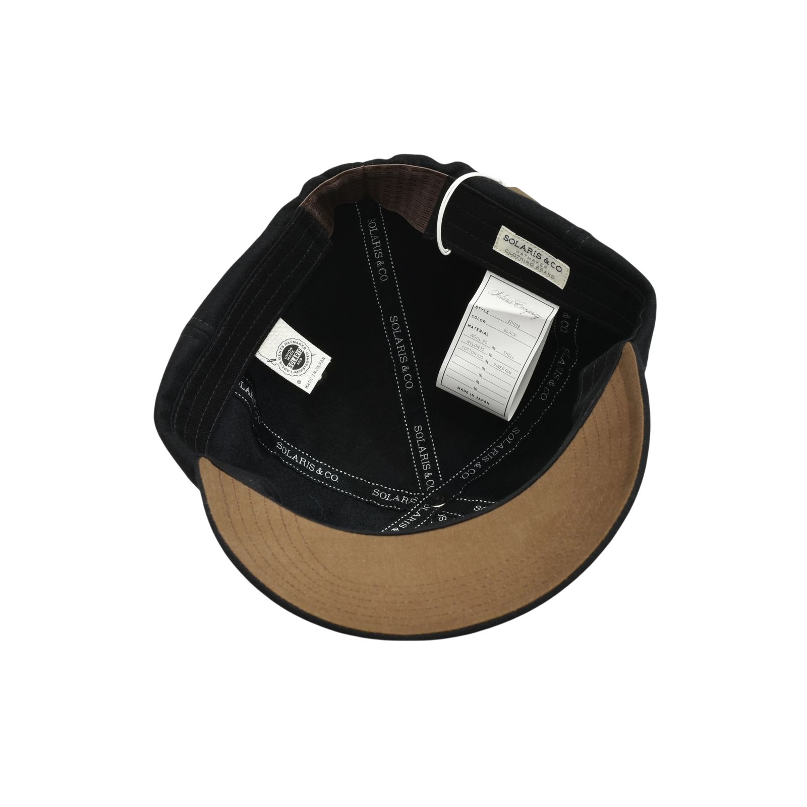 Classic Baseball Cap "HUNTER" (BLACK)｜ベースボールキャップ｜Z01012