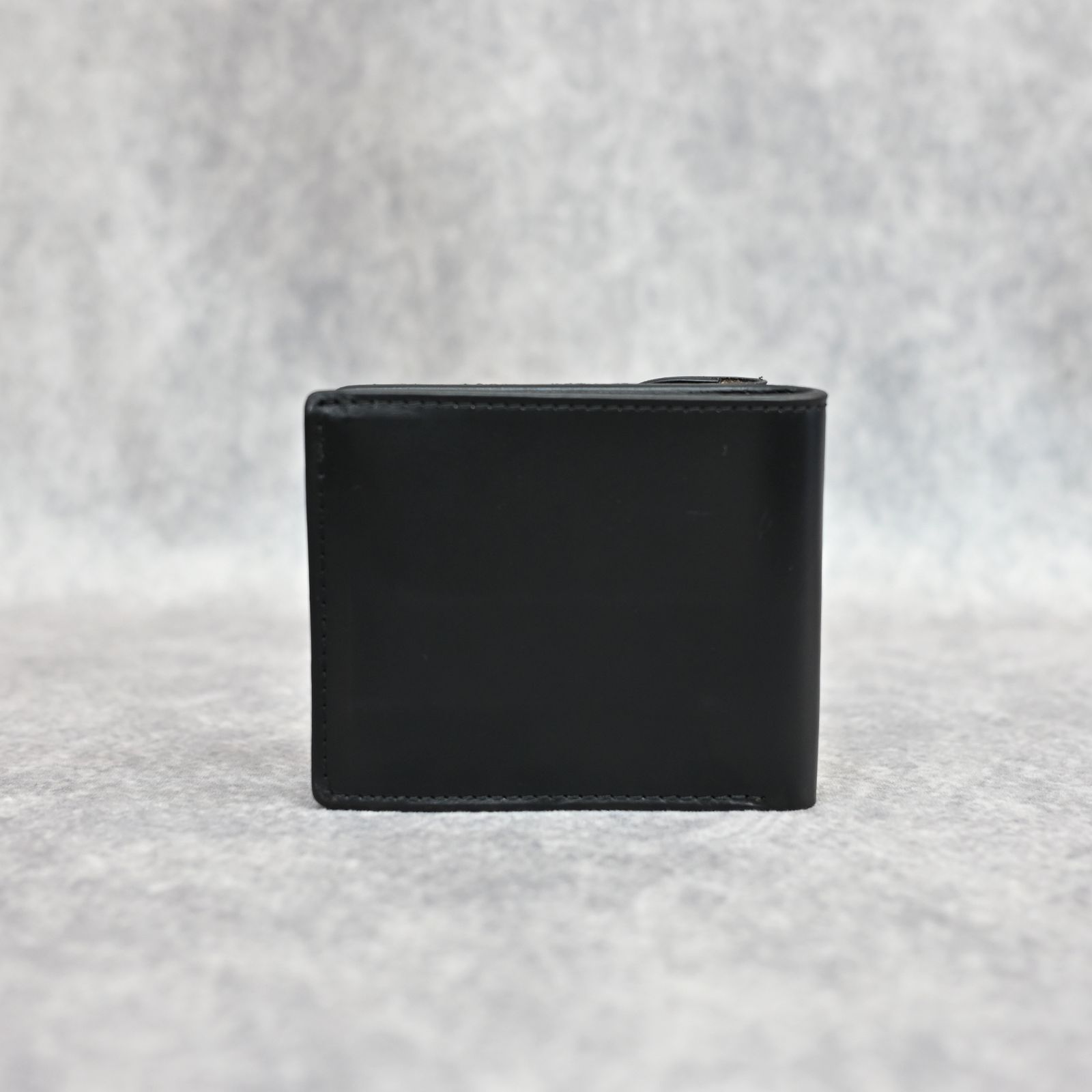 ホーウィンクロムエクセル 二つ折り財布 （BLACK）｜894-01