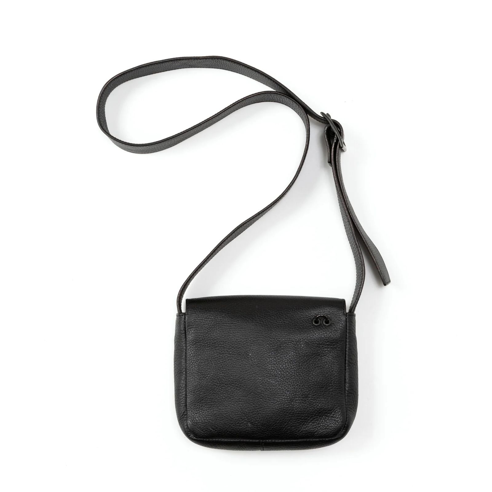 STUDS LEATHER SHOULDER POUCH BAG (BLACK)｜スタッズ レザー ショルダーポーチ バッグ｜CL-26SS004LE