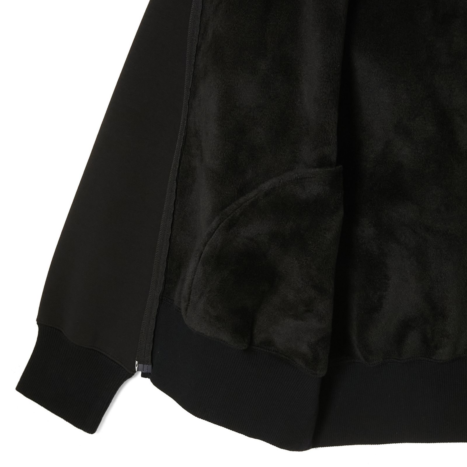 ZIP UP HOODIE （BLACK / ブラック） ジップアップ パーカー｜2262-CS06-025