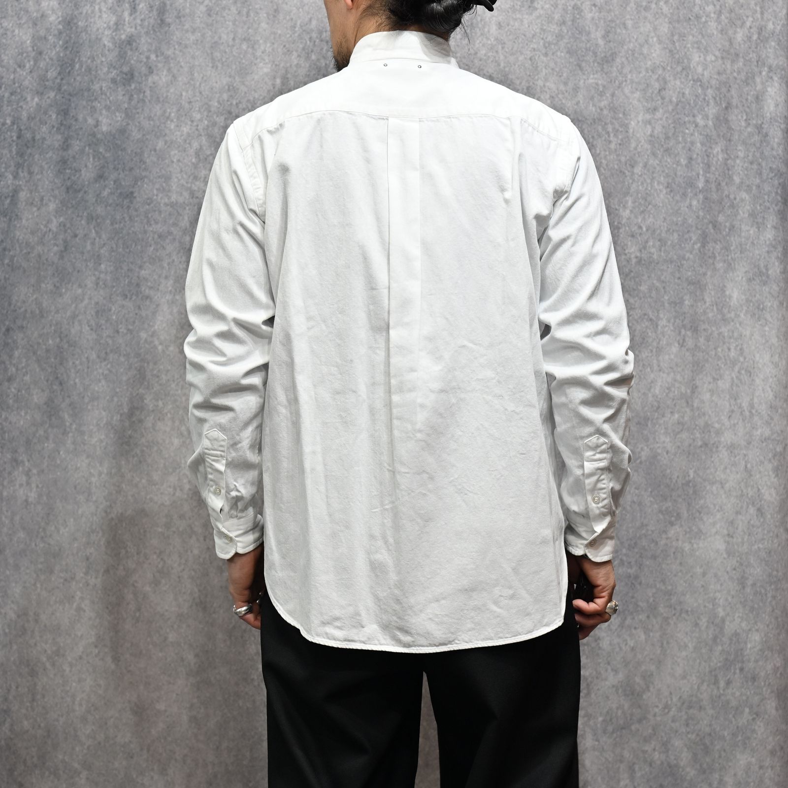 L.Denim BD SH （WHT）｜デニム ボタンダウンシャツ｜2603-5003