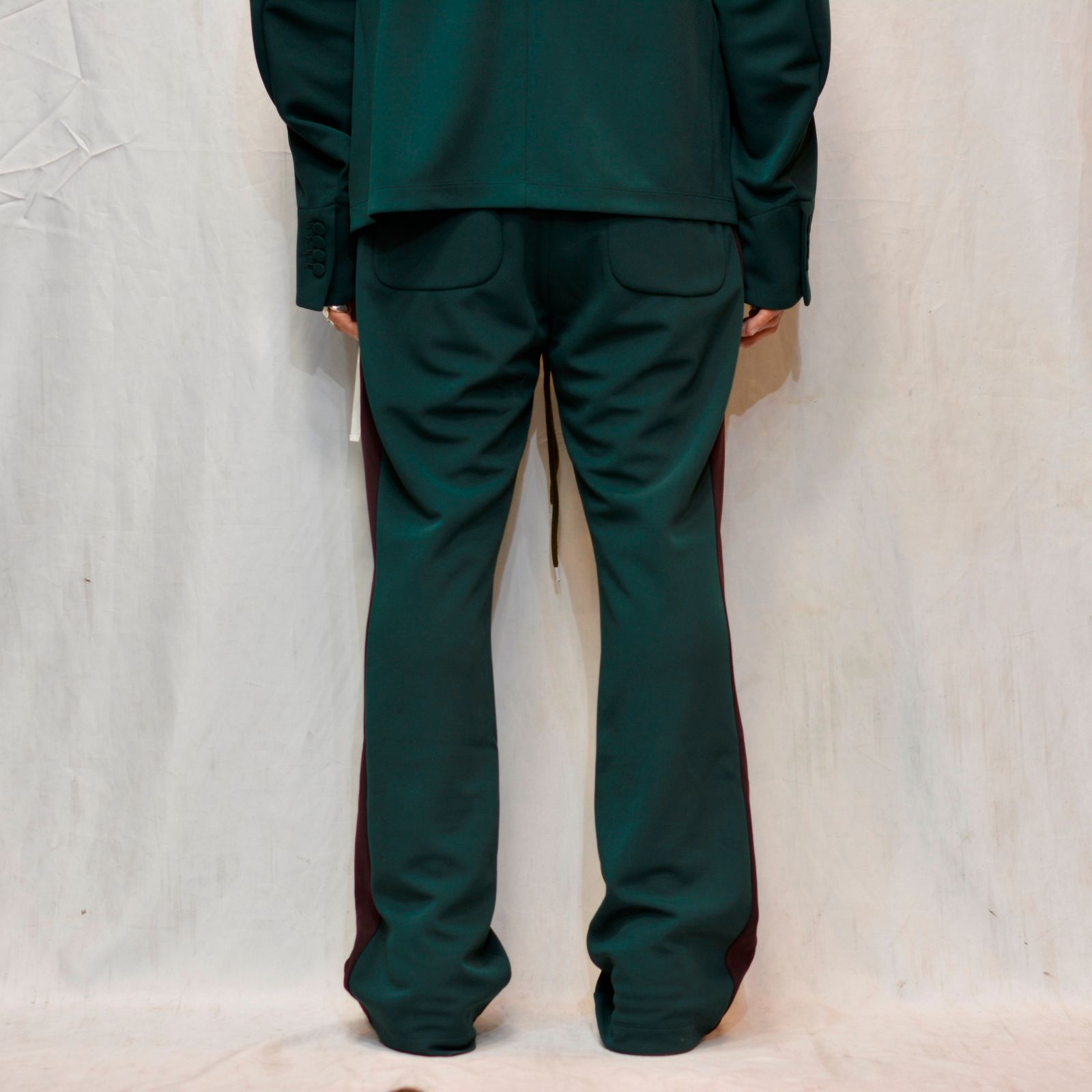 "FLARED JERSEY PANTS