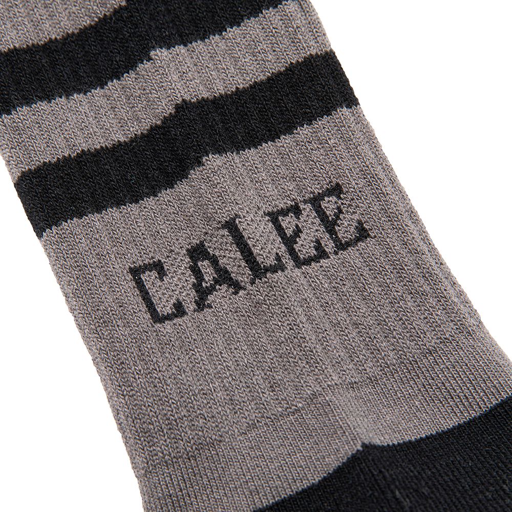 CALEE Logo line socks (Gray) / ライン ソックス