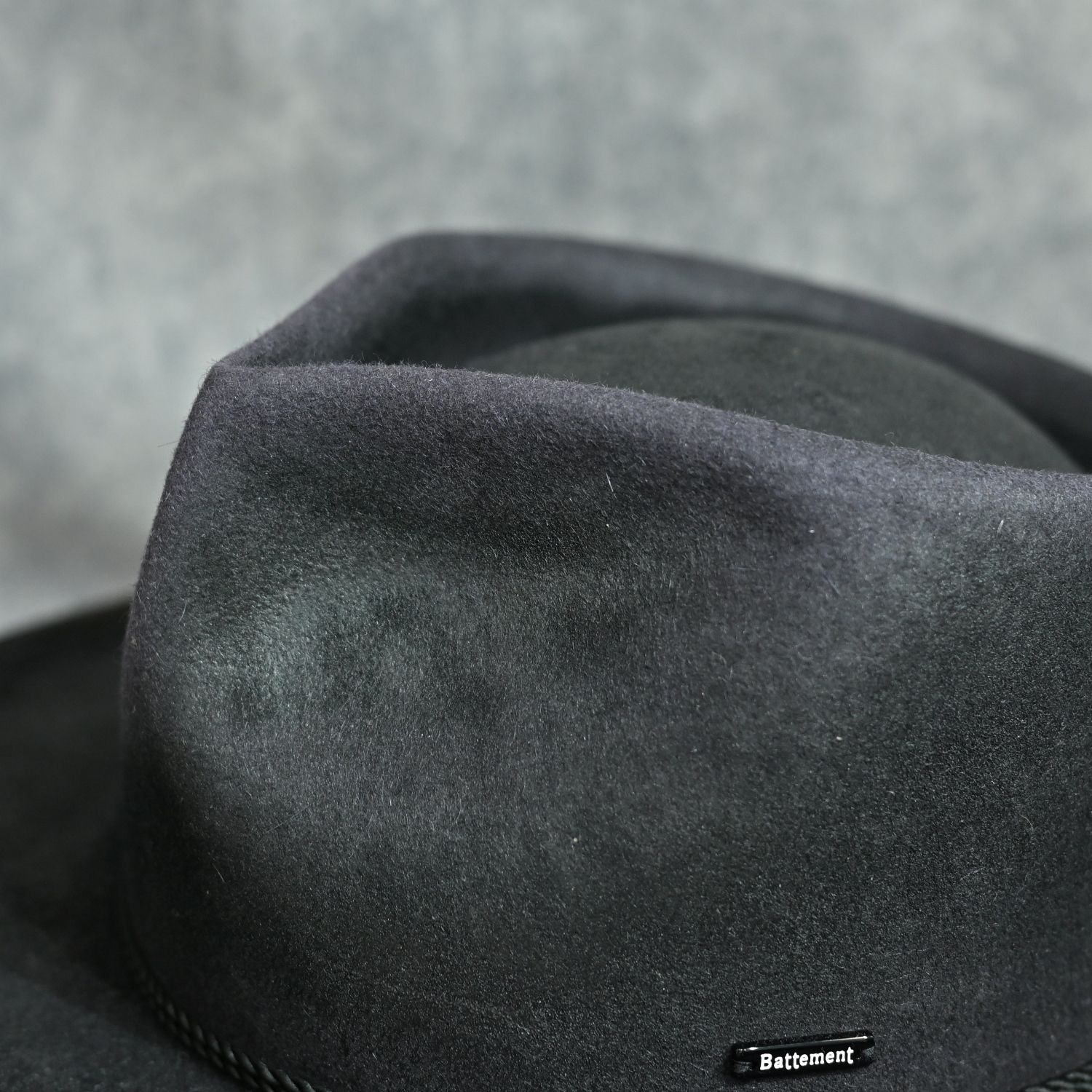 × Battement Wool Felt Hat （BLACK / ブラック） ウールフェルト ハット / Ba-898-01