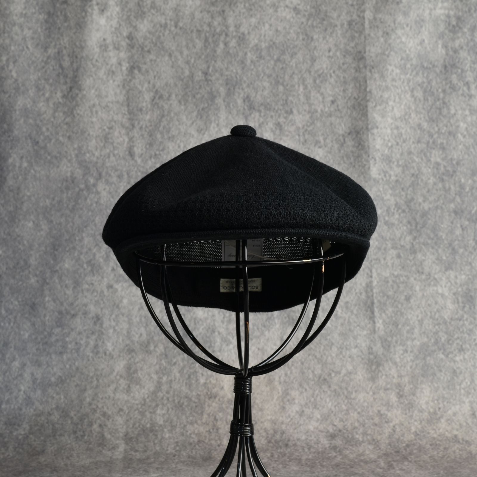 Linen Hunthing Cap "GENTLEMAN" (BLACK) / リネン ハンチング帽