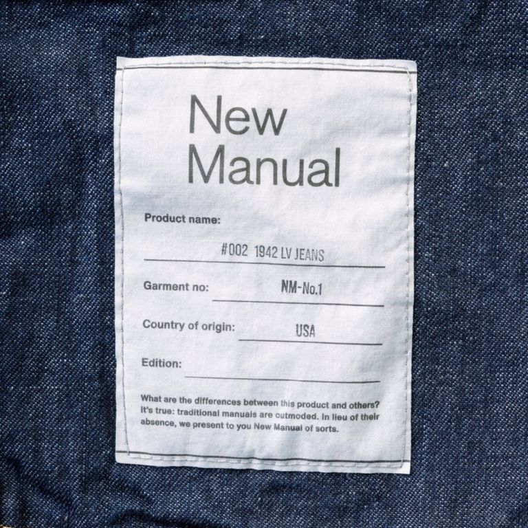 New Manual - #002 1942 LV JEANS （OWS） / 5PKT デニムパンツ 