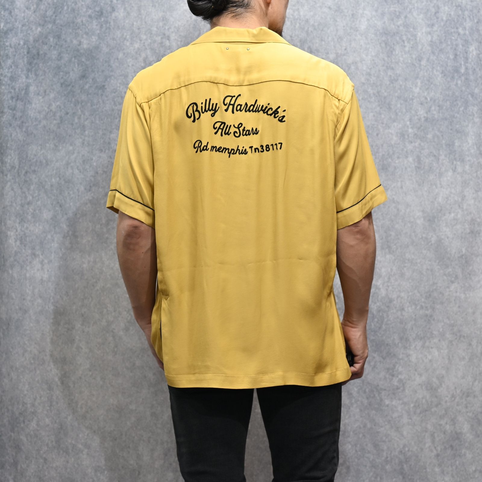 B.H.All Stars Rayon Bowling SH （YEL） ボーリング 半袖シャツ （イエロー）｜2605-5001