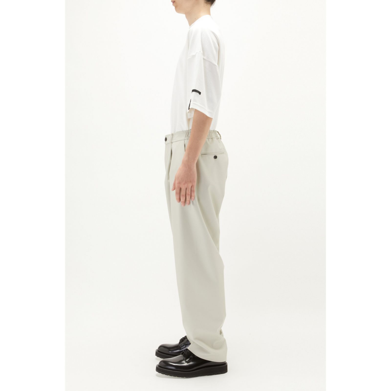 1TUCK EASY TROUSERS （GRAY）