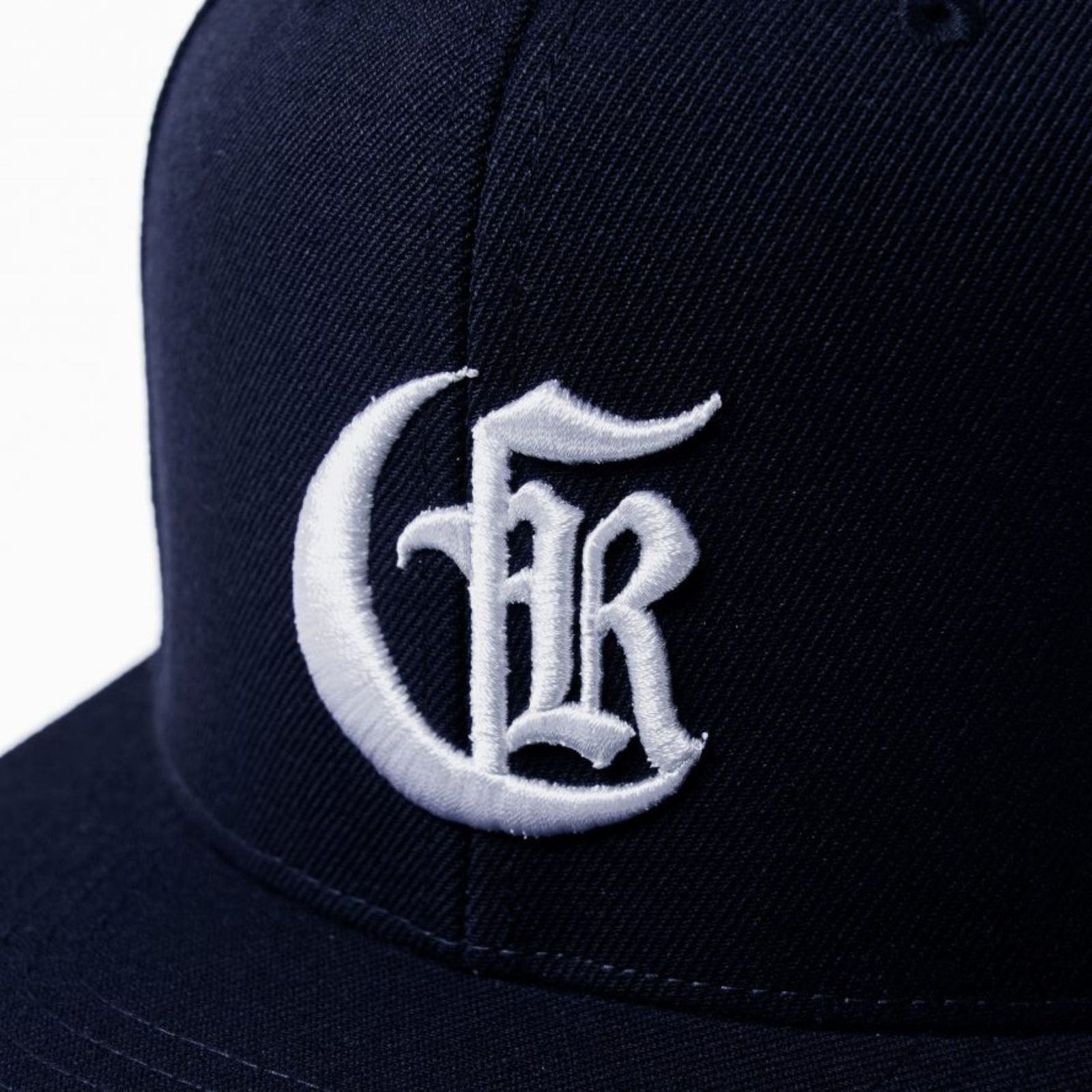 CR LOGO EMBORIDERY B.B CAP (DARK NAVY)｜スナップバック ベースボールキャップ｜CR-25SS001