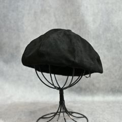 カンガルースエード ベレー帽 （BLACK / ブラック）｜897-02