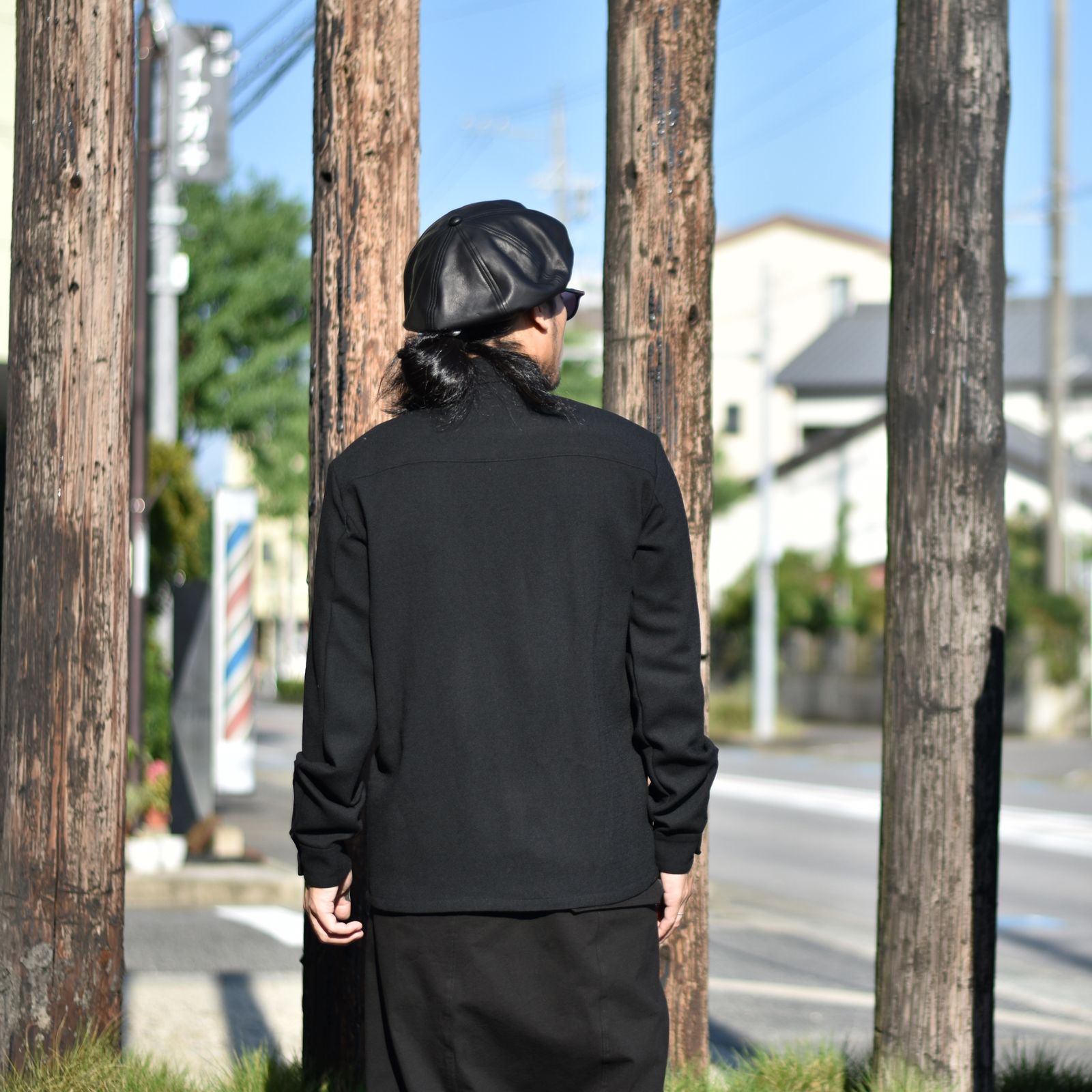mizokakushi shirt (black) | KJ-22AW21