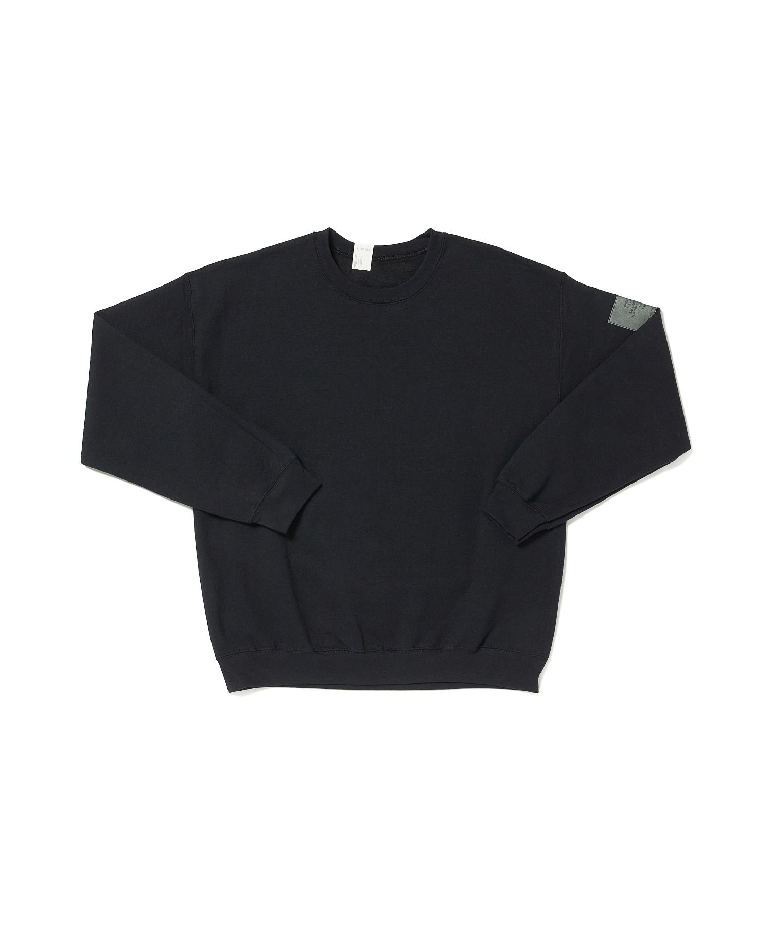 CREWNECK SWEARTSHIRT （BLACK） 裏毛トレーナー