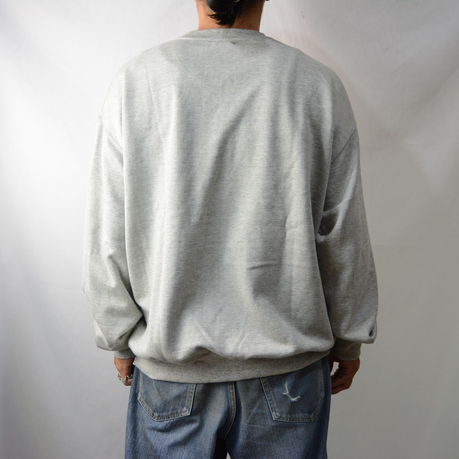 MINEDENIM - Basic Crewneck Sweat SH （GRY） / ベーシック クルー