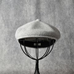 Angora Wool Hunting Cap "GENTLEMAN" (GRAY) / アンゴラウール ハンチングキャップ