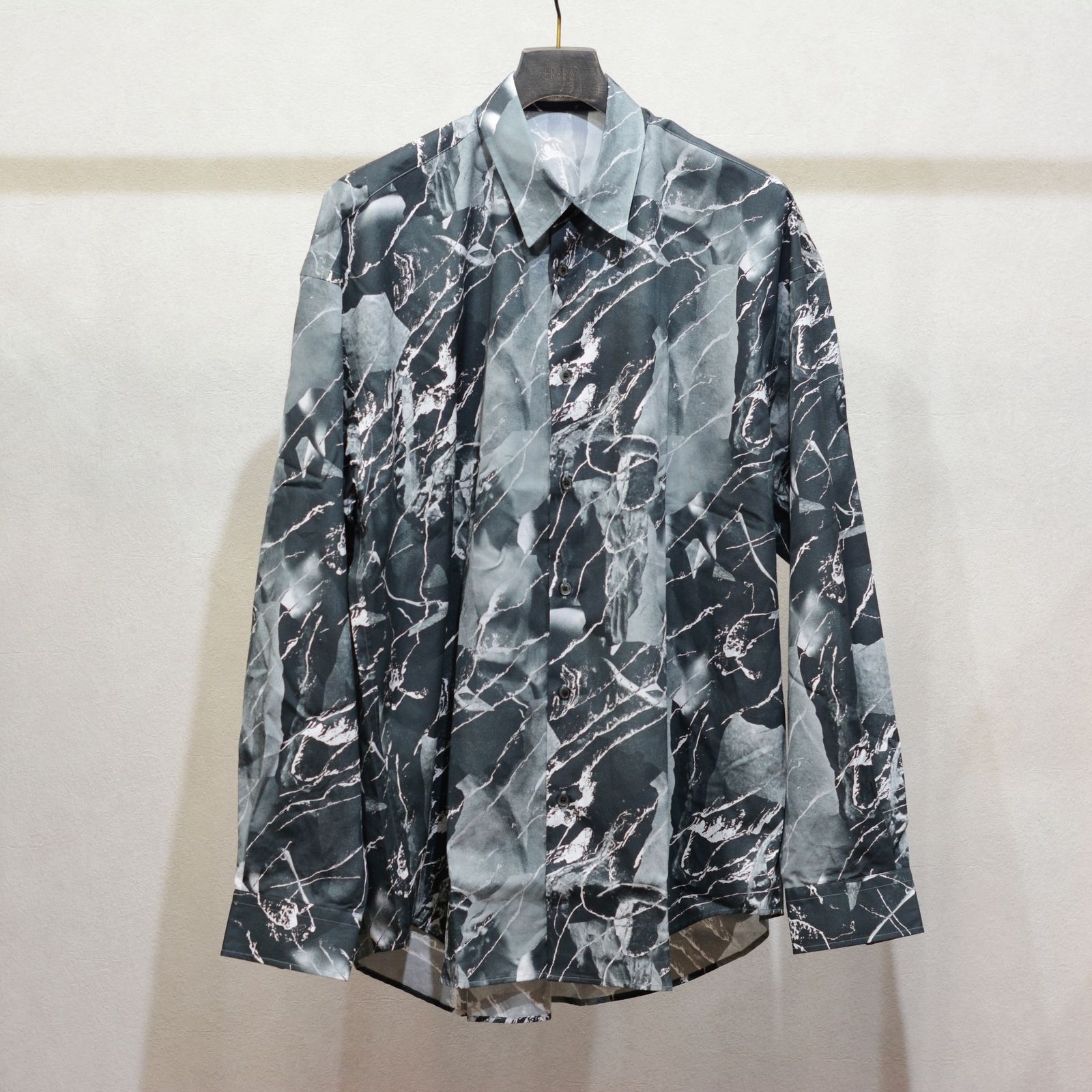 JOHNLAWRENCESULLIVAN - Printed cotton oversized shirt