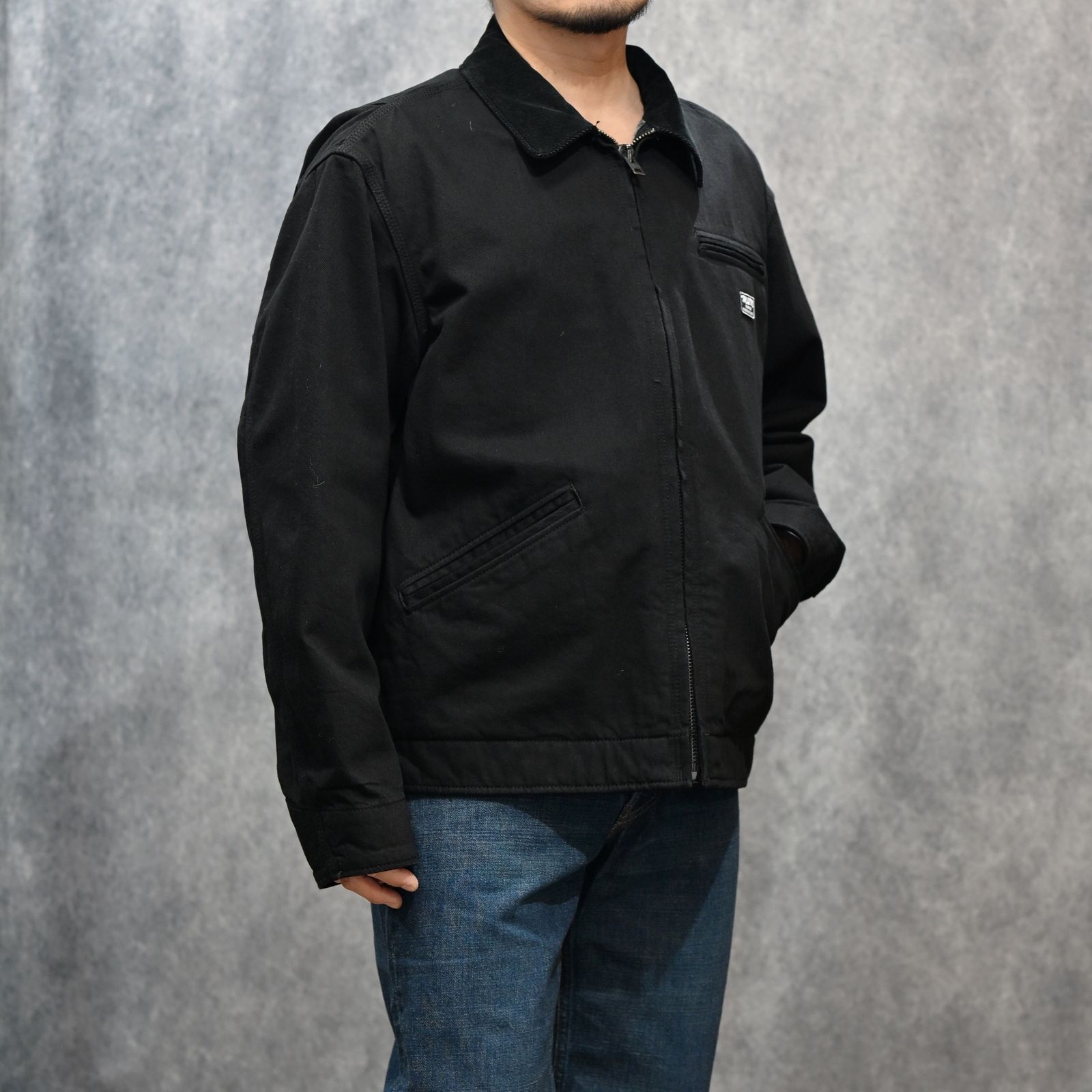 × M&M CUSTOM PERFORMANCE Black Denim Detroit Jacket （BLK）｜× エムアンドエムカスタムパフォーマス ブラックデニム デトロイトジャケット｜MND-MM81