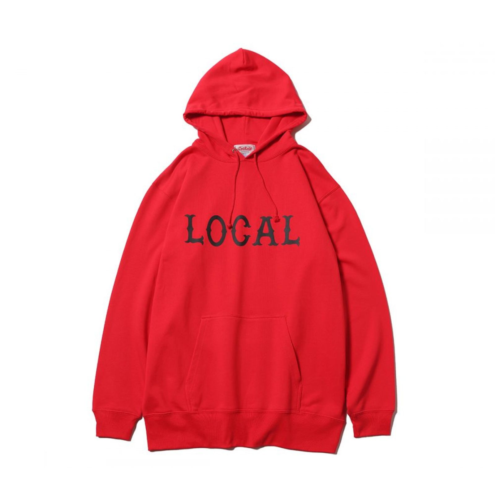 CLASSIC LOCAL LOGO PULLOVER HD (RED) / クラシック ローカル ロゴ プルオーバー フーディー パーカー