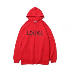 CLASSIC LOCAL LOGO PULLOVER HD (RED) / クラシック ローカル ロゴ プルオーバー フーディー パーカー