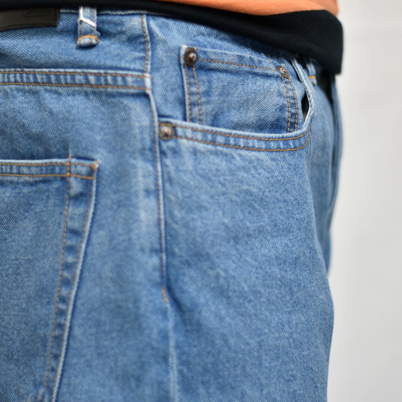 11OZ CROPPED DENIM PANTS (USED INDIGO BLUE)