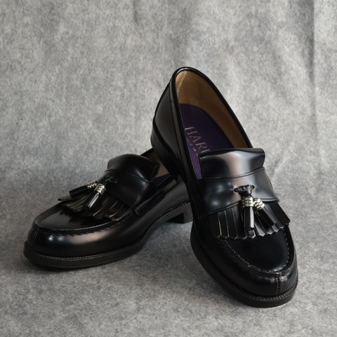 x HARUTA TASSEL LOAFER (BK)｜ハルタ タッセル付き ローファー｜PD24SAC03