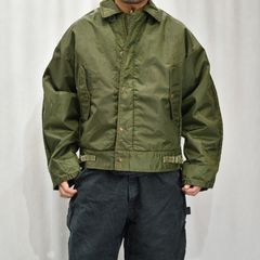 古着 60's / 米軍 US NAVY ECW A-1 ナイロン デッキ ジャケット / M