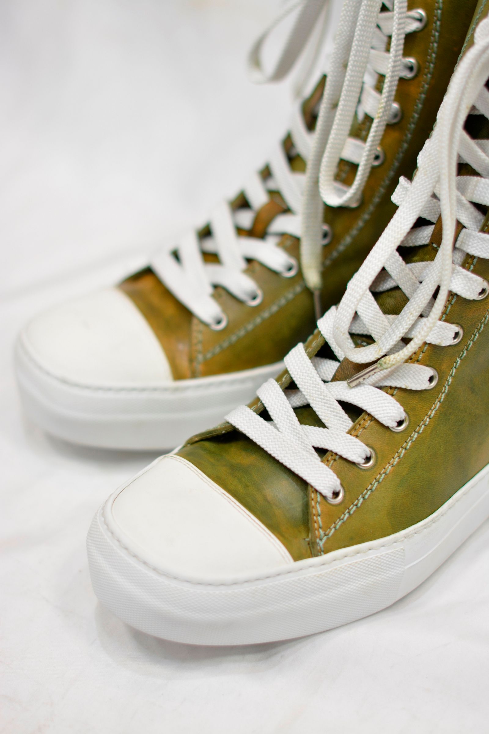 【chord 別注アイテム】 HORSE LEATHER EXTRA HI CUT SNEAKER SPAIRAL ZIP LINED