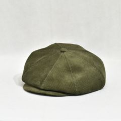 16W Couduroy Casquette "OLDBOY" (HUNTER GREEN)｜コーデュロイ キャスケット｜Y01005