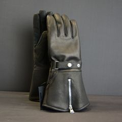 ディアスキン モーターサイクル ロンググローブ （BLACK / ブラック）