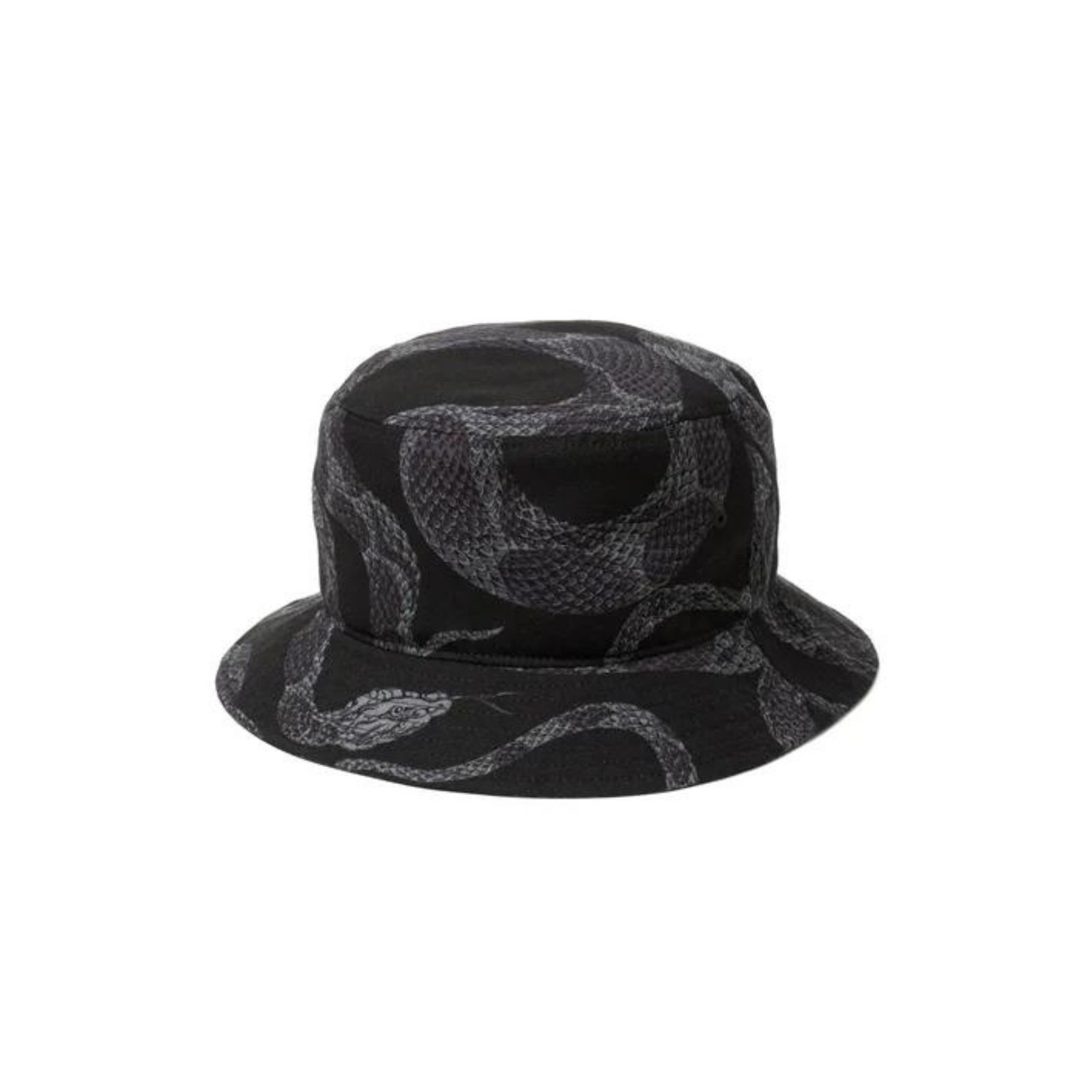 R/P ALLOVER SNAKE PATTERN BUCKET HAT ＜LIMITED＞ (BLACK) / スネーク柄 バケットハット