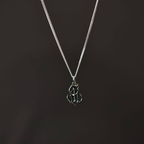 CAL NT LOGO SILVER NECKLACE (SILVER) / シルバーネックレス