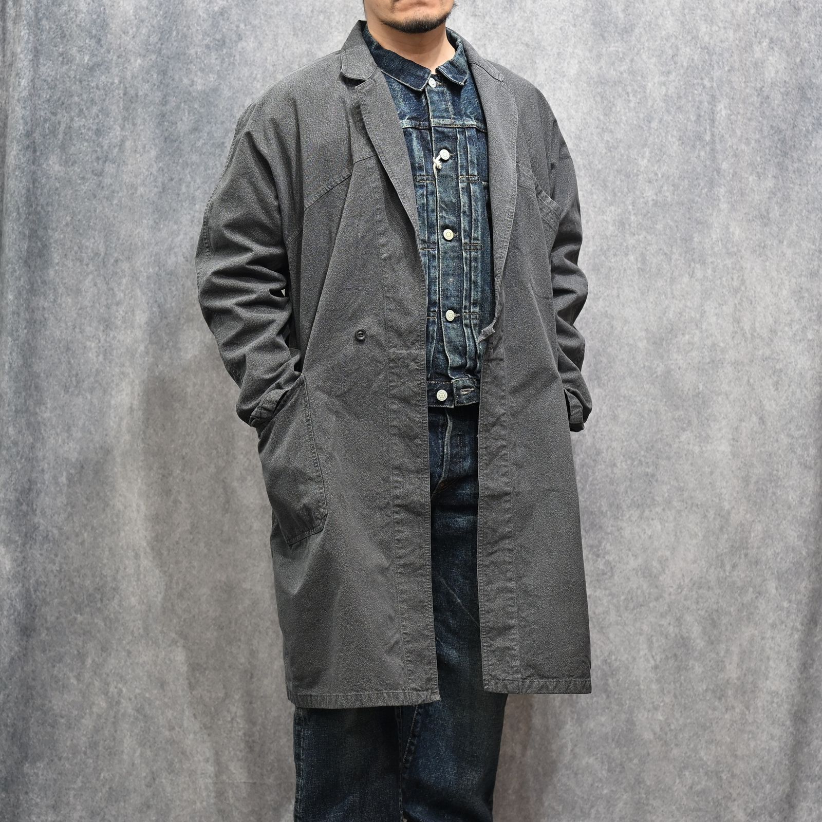 WORK COAT （BLACK） / アトリエコート （ブラック） 2026SS-JK3-YW