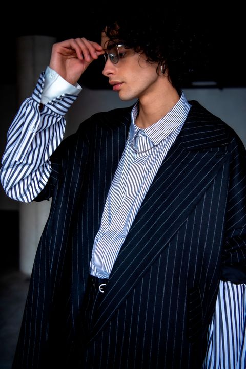 カフスレイヤーシャツ / LB21FW-SH02-AL (STRIPE)
