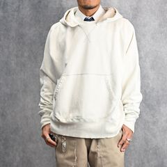 W-V AFTER HOODIE (OFF WHITE / オフホワイト) パーカー フーディー 2401002M