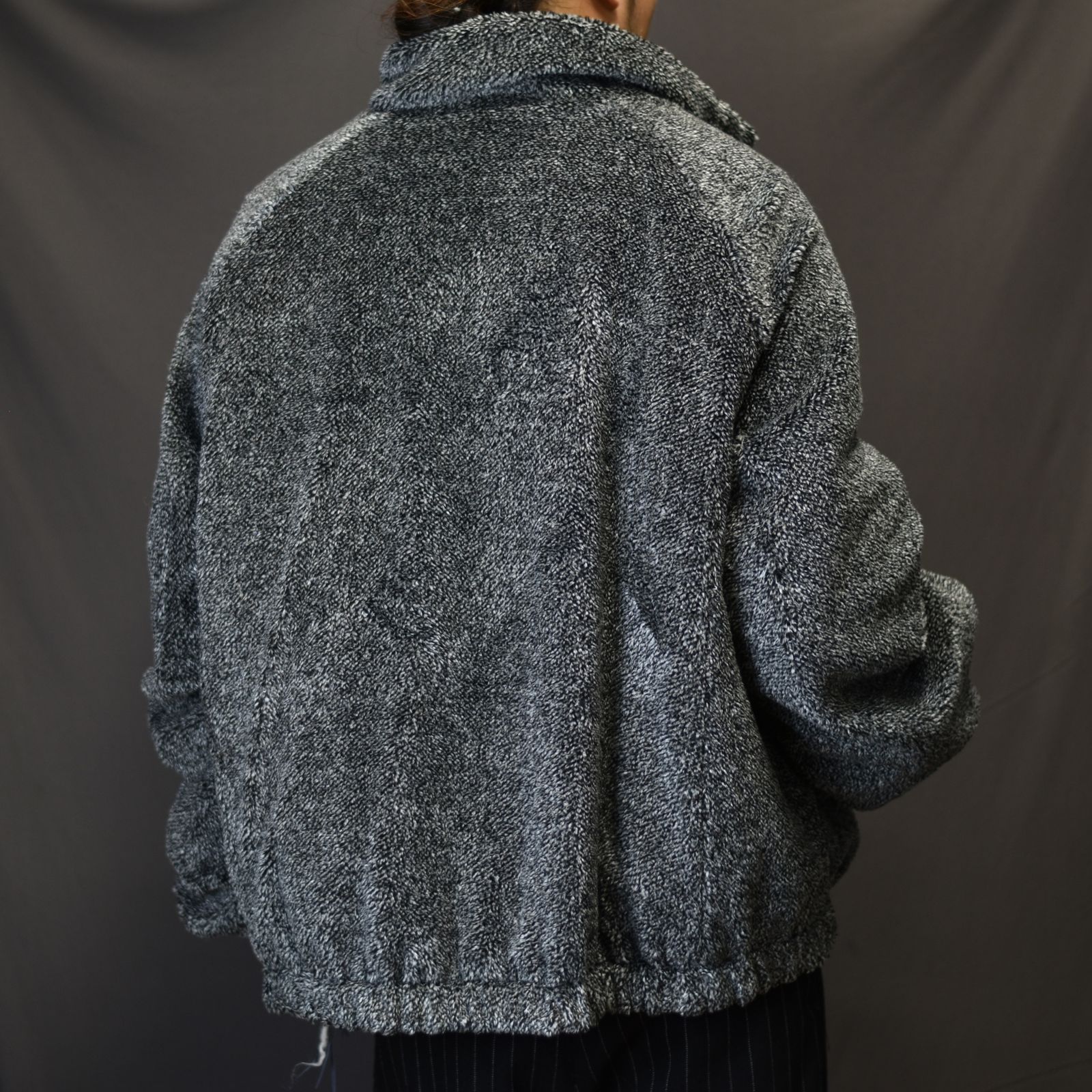 リバーシブルハイネックブルゾン / LB23AW-BL03-PSK (BLACK)