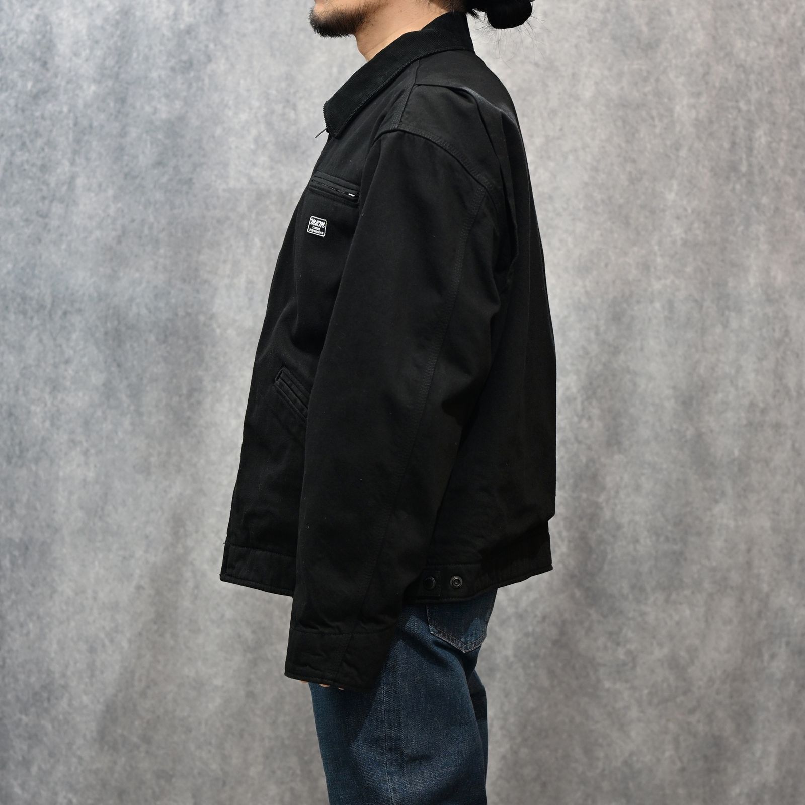 × M&M CUSTOM PERFORMANCE Black Denim Detroit Jacket （BLK）｜× エムアンドエムカスタムパフォーマス ブラックデニム デトロイトジャケット｜MND-MM81