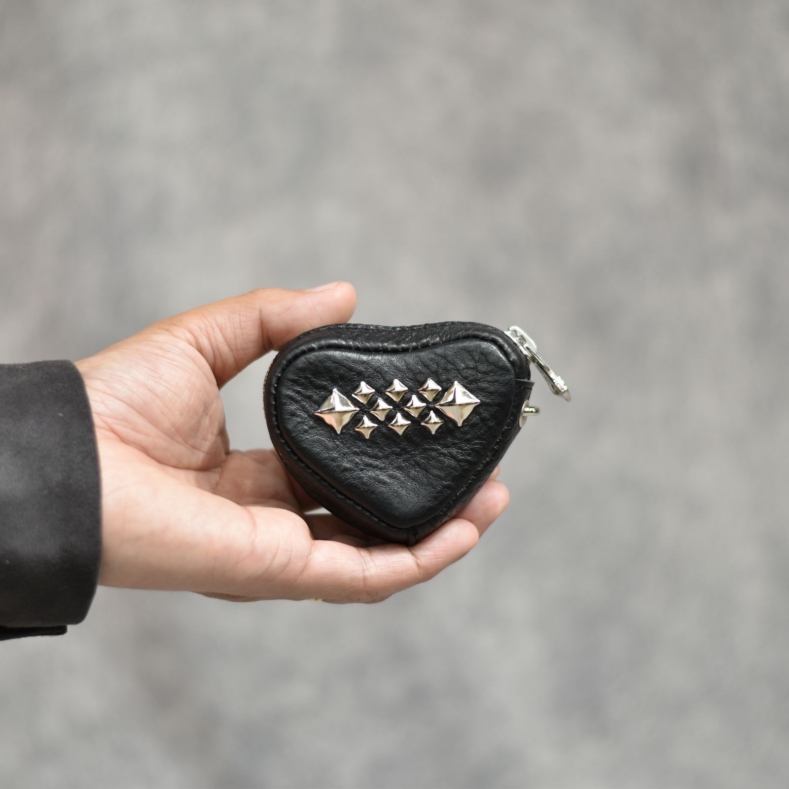 CALEE - STUDS LEATHER MULTI CASE (BLACK)｜スタッズレザー マルチ