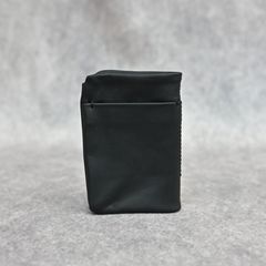 GUIDI オイルカーフ 二つ折り 財布 （BLACK）｜345-37